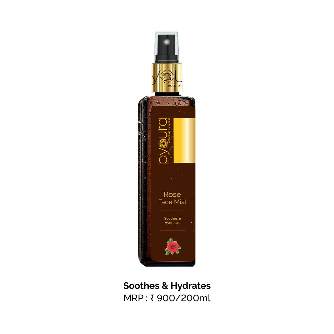 100% Natural Face Mist Toners, Soothe Hydrate & Refresh facial skin with these alcohol free extracts, Pack of 200 ml each<h6>