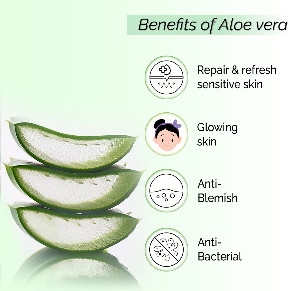 Aloe vera Face Mist Toner, Soothes skin irritation and hydrates dry skin, Alcohol Free, 100% natural