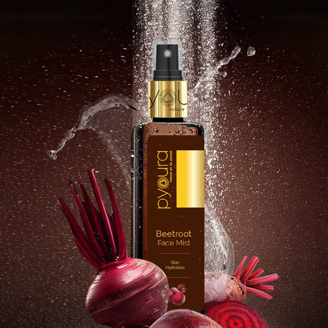 Beetroot Face Mist <h4> Skin Hydration <h4> <h6> Alcohol Free, 100% natural, easy-to-use mist spray tulsi toner<h6>