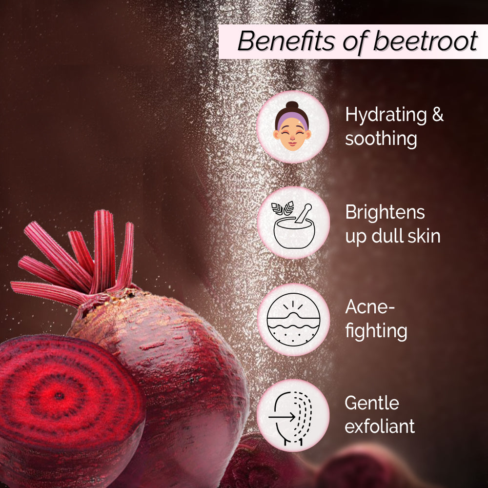 Beetroot Face Mist <h4> Skin Hydration <h4> <h6> Alcohol Free, 100% natural, easy-to-use mist spray tulsi toner<h6>