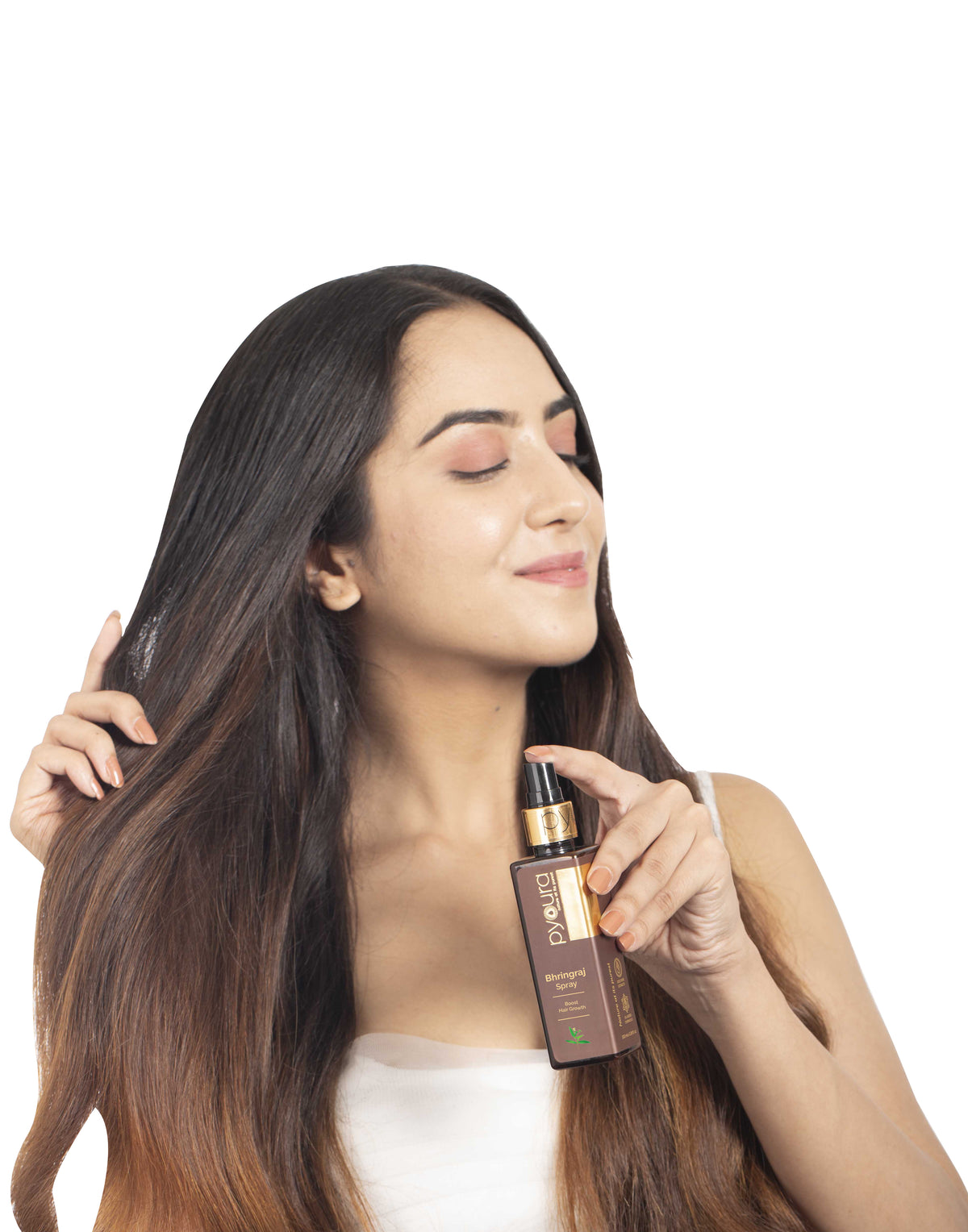 Bhringraj Mist, Prevent Hair Fall. Boost Hair Growth, Non-greasy. No alcohol or preservatives added.<h6>