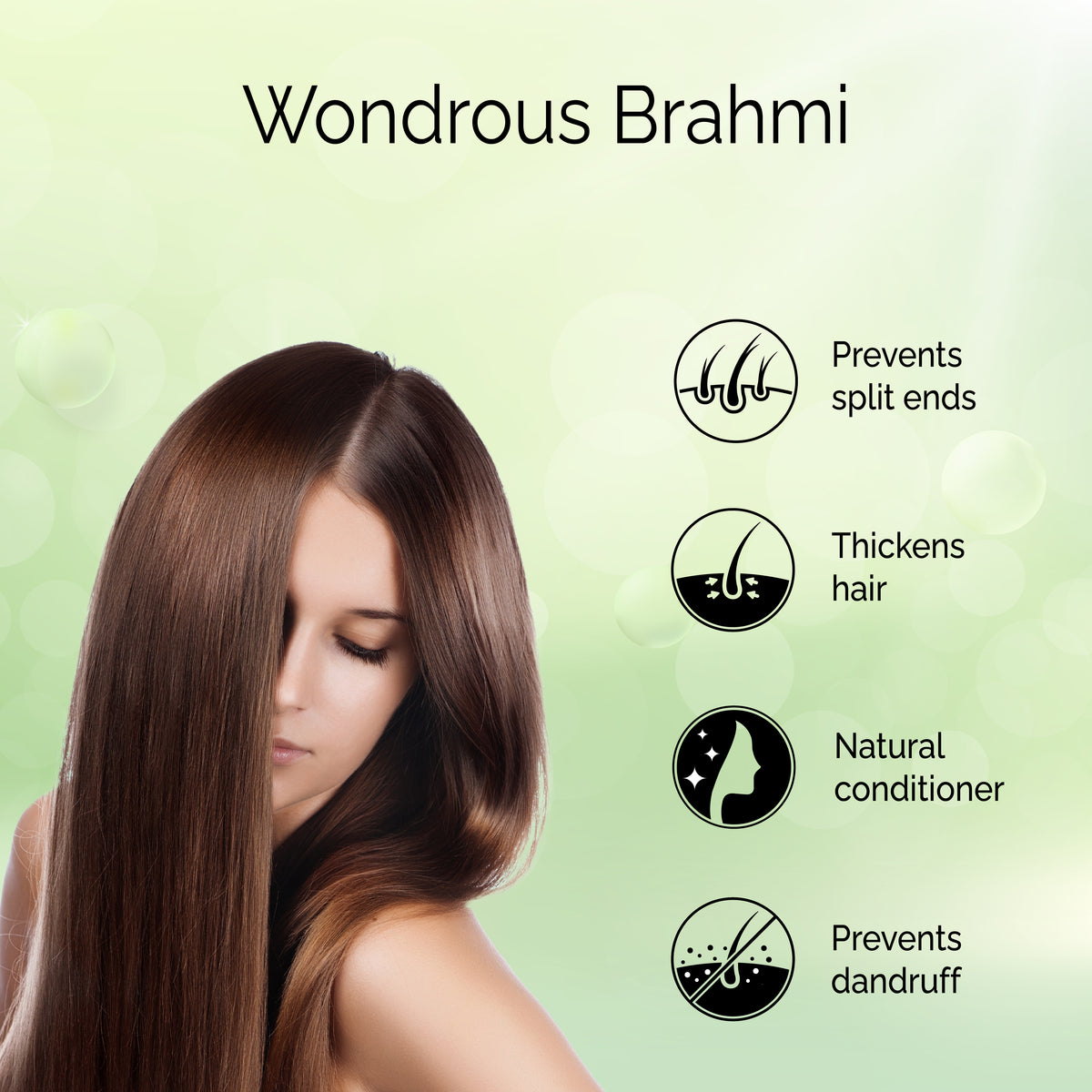 Brahmi Powder <h4>100% Pure | Hygienically dried | For healthy scalp & strong hair <h4><h6>Made from hygienically dried hand-picked, cleaned brahmi plant that while preserving their hair caring activies without sun drying or adding chemicals. <h6>