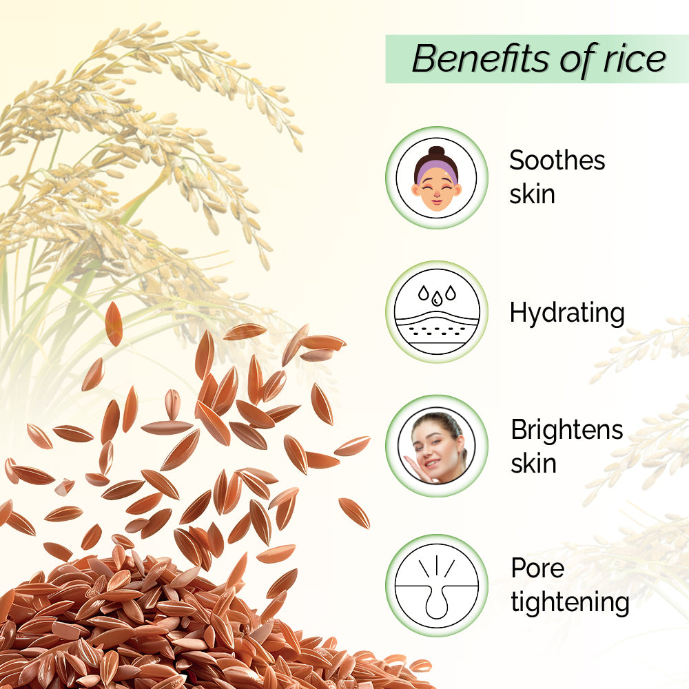 100% pure extract of Niacin Rich Brown Rice Face Toner<h4> hydrating toner<h4> <h6> Alcohol Free, 100% natural, easy-to-use mist spray rice toner<h6>