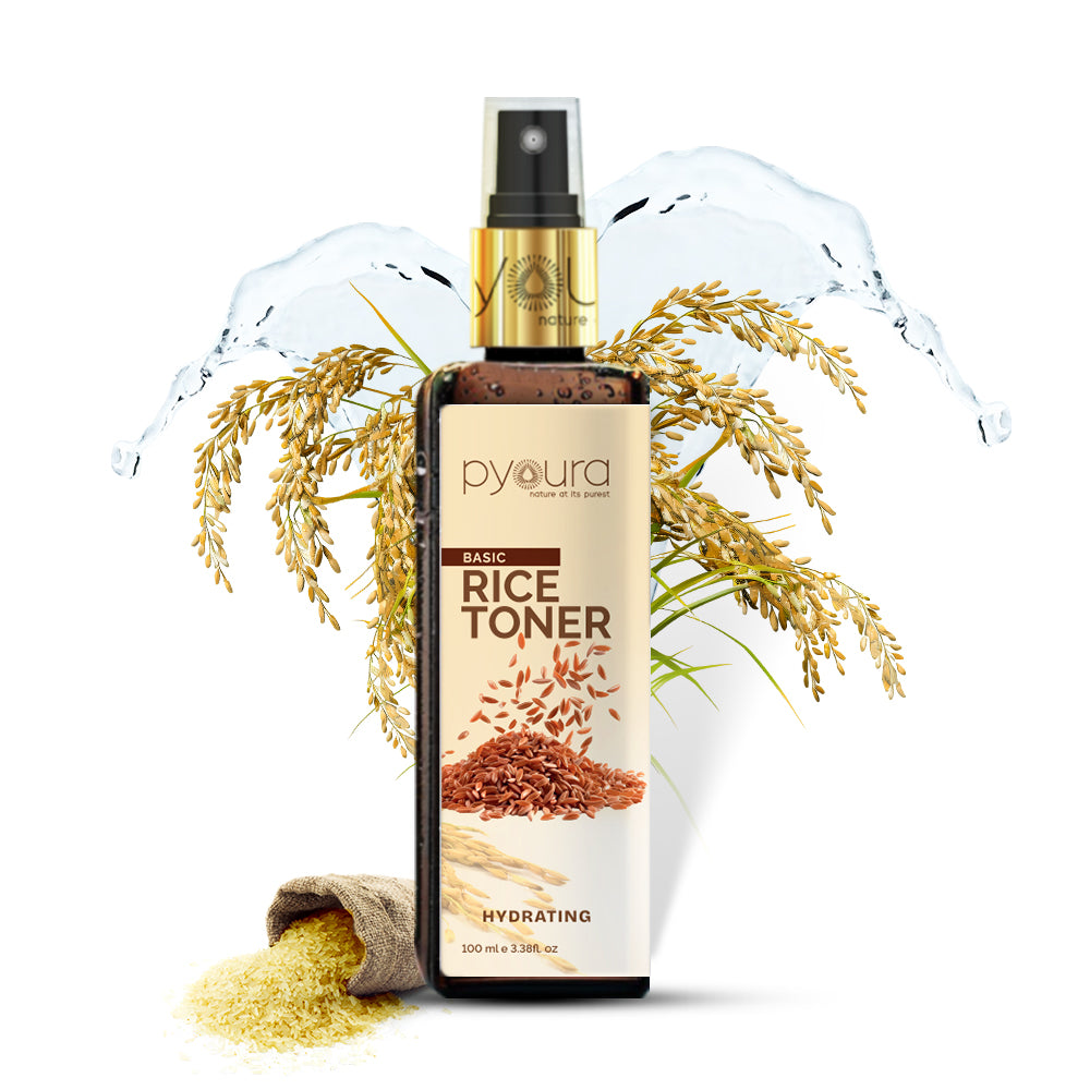 100% pure extract of Niacin Rich Brown Rice Face Toner<h4> hydrating toner<h4> <h6> Alcohol Free, 100% natural, easy-to-use mist spray rice toner<h6>