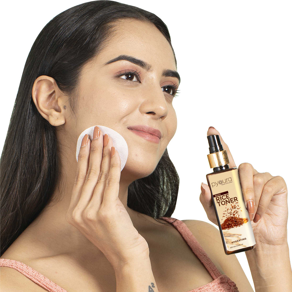 100% pure extract of Niacin Rich Brown Rice Face Toner<h4> hydrating toner<h4> <h6> Alcohol Free, 100% natural, easy-to-use mist spray rice toner<h6>