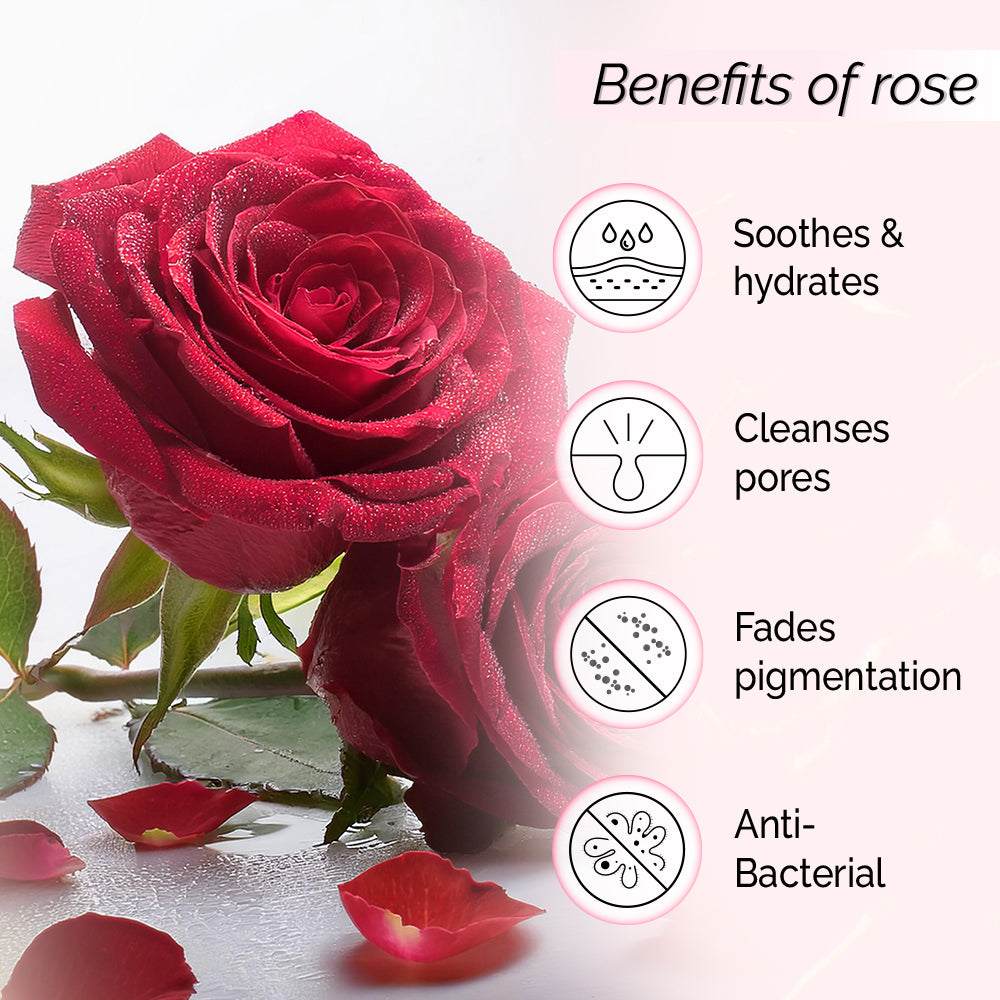 Rose Face Toner Mist <h4>Soothes & hydrates dry skin. <h4><h6> 100% pure extract of fresh rose petals.  No Water. No Steam<h6>