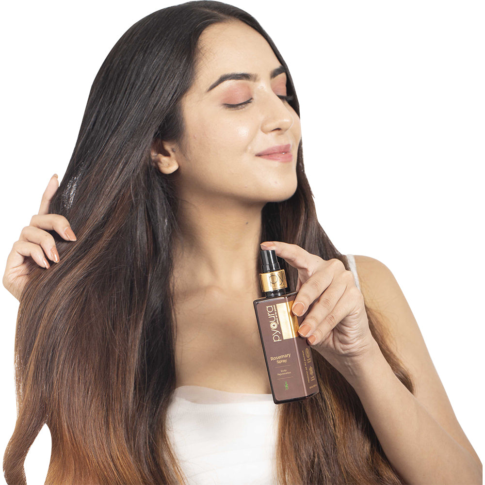 Rosemary Hair Mist, For Hair Growth & Hair Fall Control. 100% Pure Rosemary Leaf Extract. Non-greasy. No alcohol or preservatives added