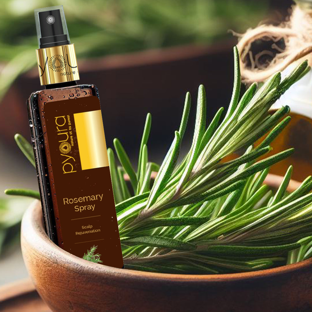 Rosemary Hair Mist, For Hair Growth & Hair Fall Control. 100% Pure Rosemary Leaf Extract. Non-greasy. No alcohol or preservatives added
