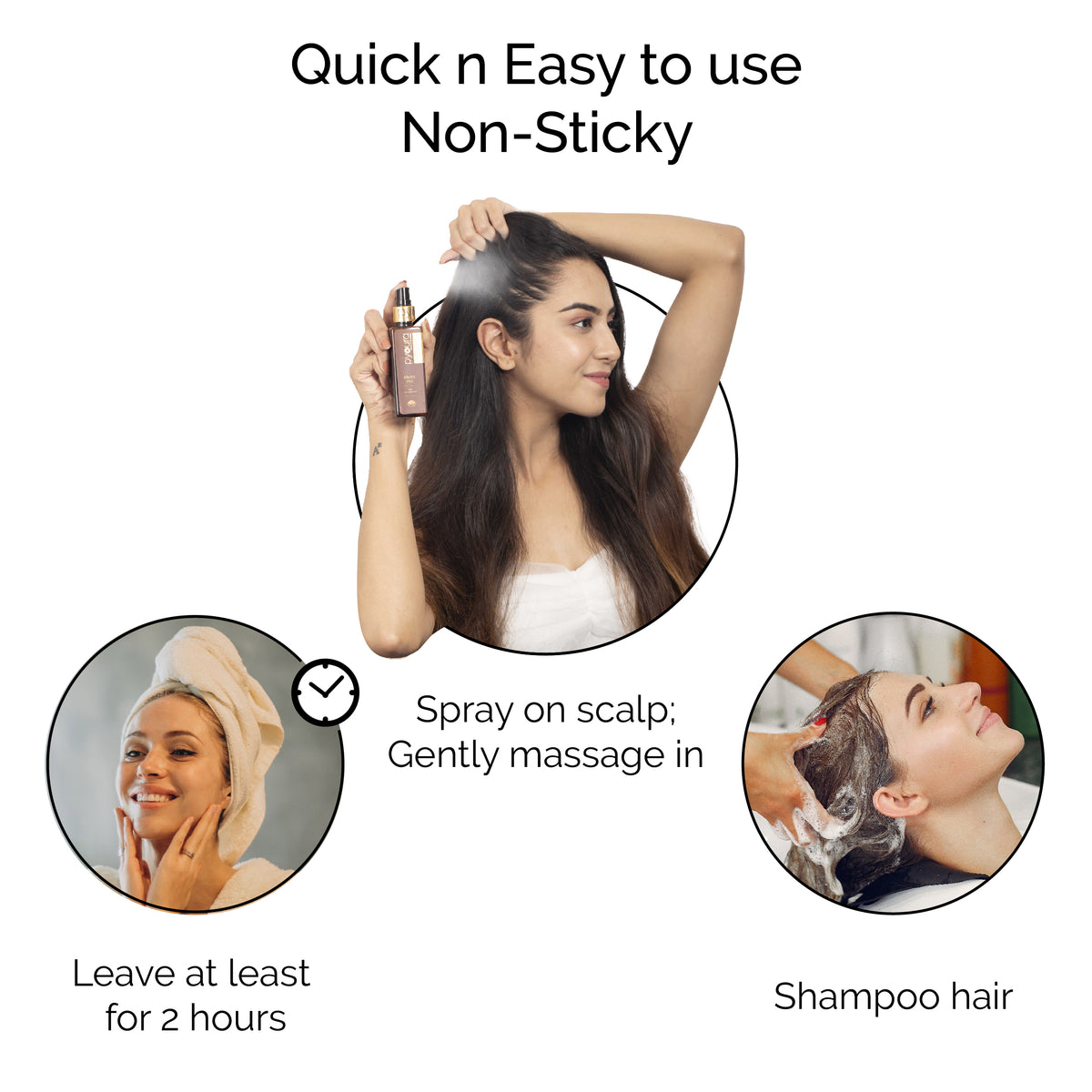Onion Mist <h4> Manage hair fall. Nourish scalp<h4> <h6>No alcohol or preservatives. No lasting odor<h6>