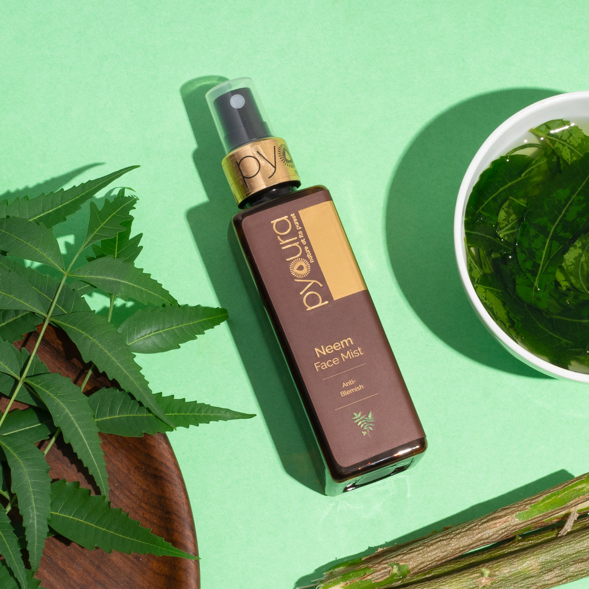 Turmeric +Neem + Rose Face Mist Combo, A complete, easy-to-use skincare kit that is just a soothing, alcohol and stain free spray away