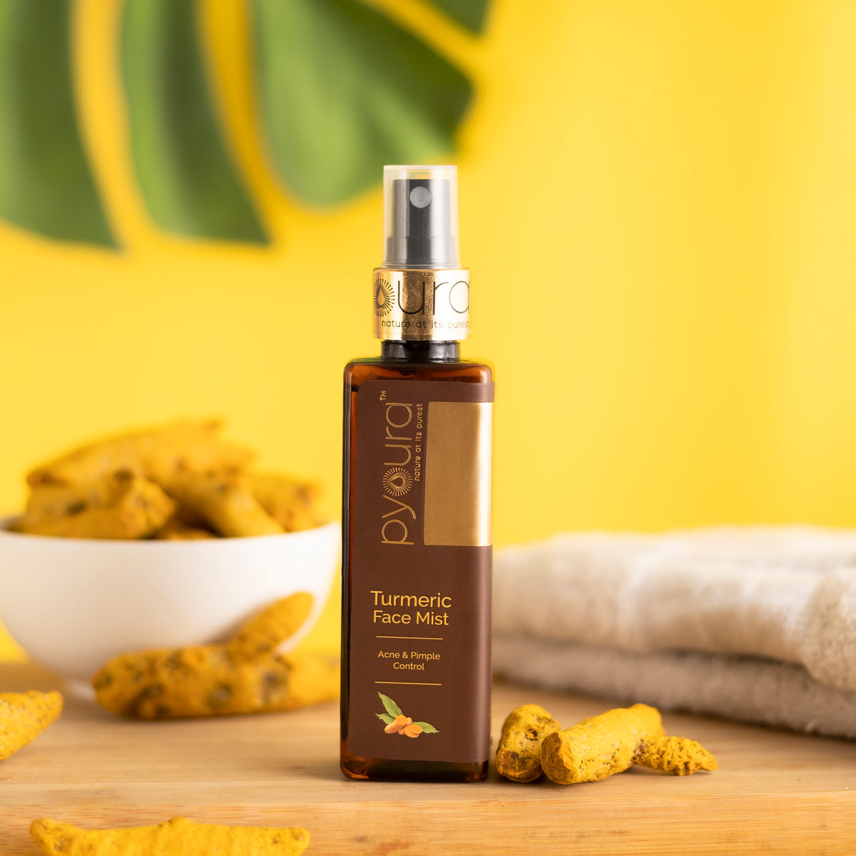 Natural Turmeric Toner Face Mist For Acne Pimples pH Balance Clear Skin