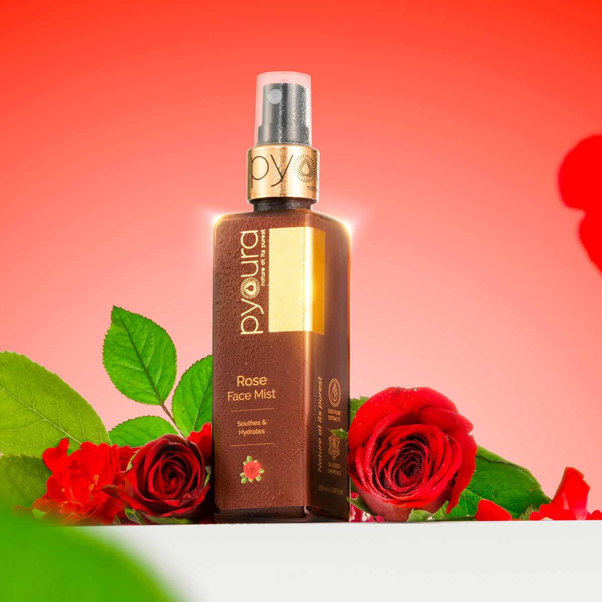 Turmeric + Rose Face Mist Combo, Manage Acne & Pimples while gently soothing and hydrating your skin. 100% pure, stain free and alcohol free