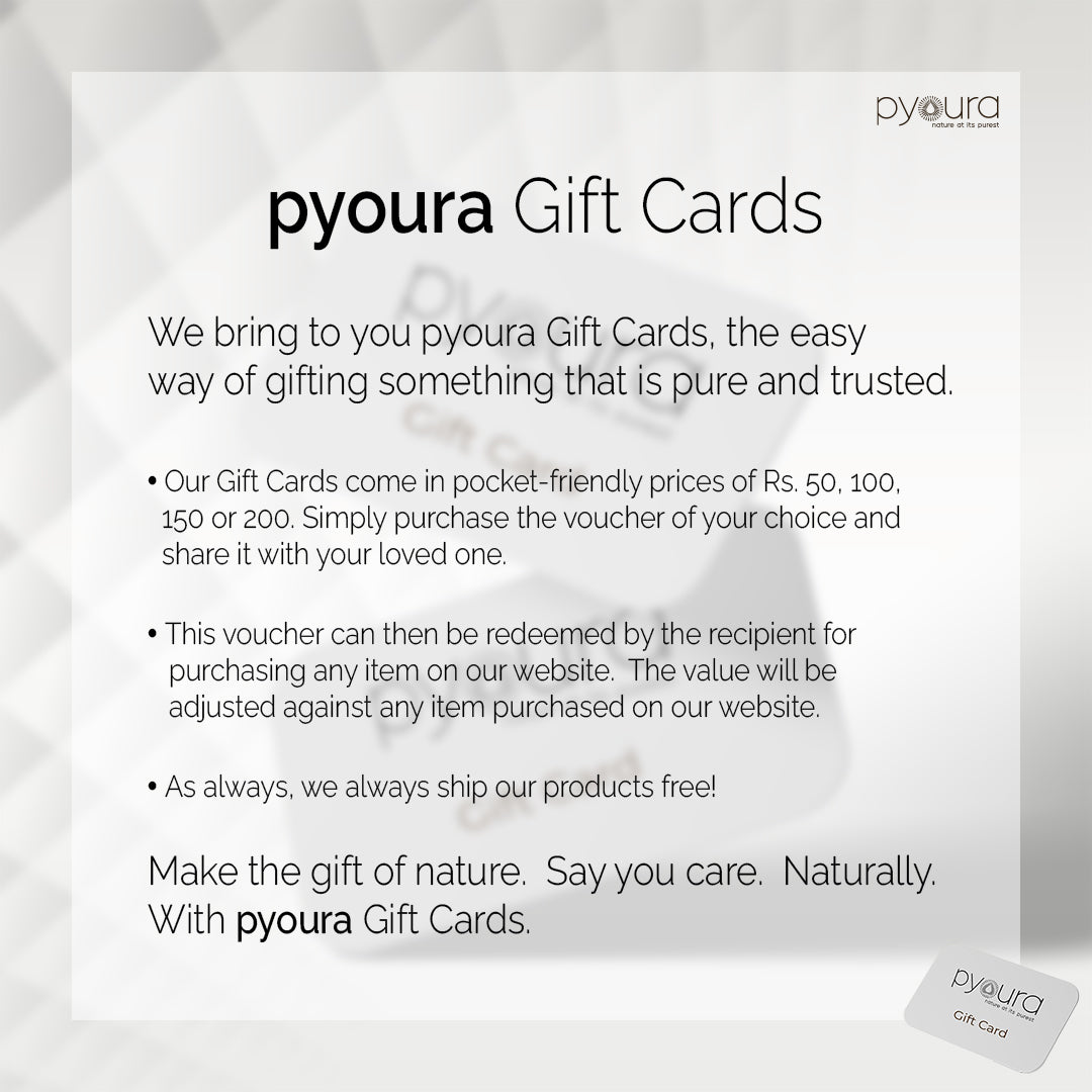 Make a gift that says you care.  Naturally.
