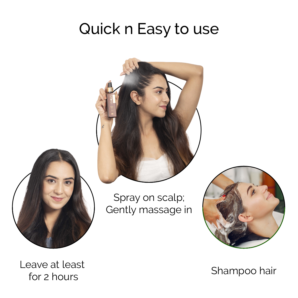 Bhringraj Mist, Prevent Hair Fall. Boost Hair Growth, Non-greasy. No alcohol or preservatives added.<h6>