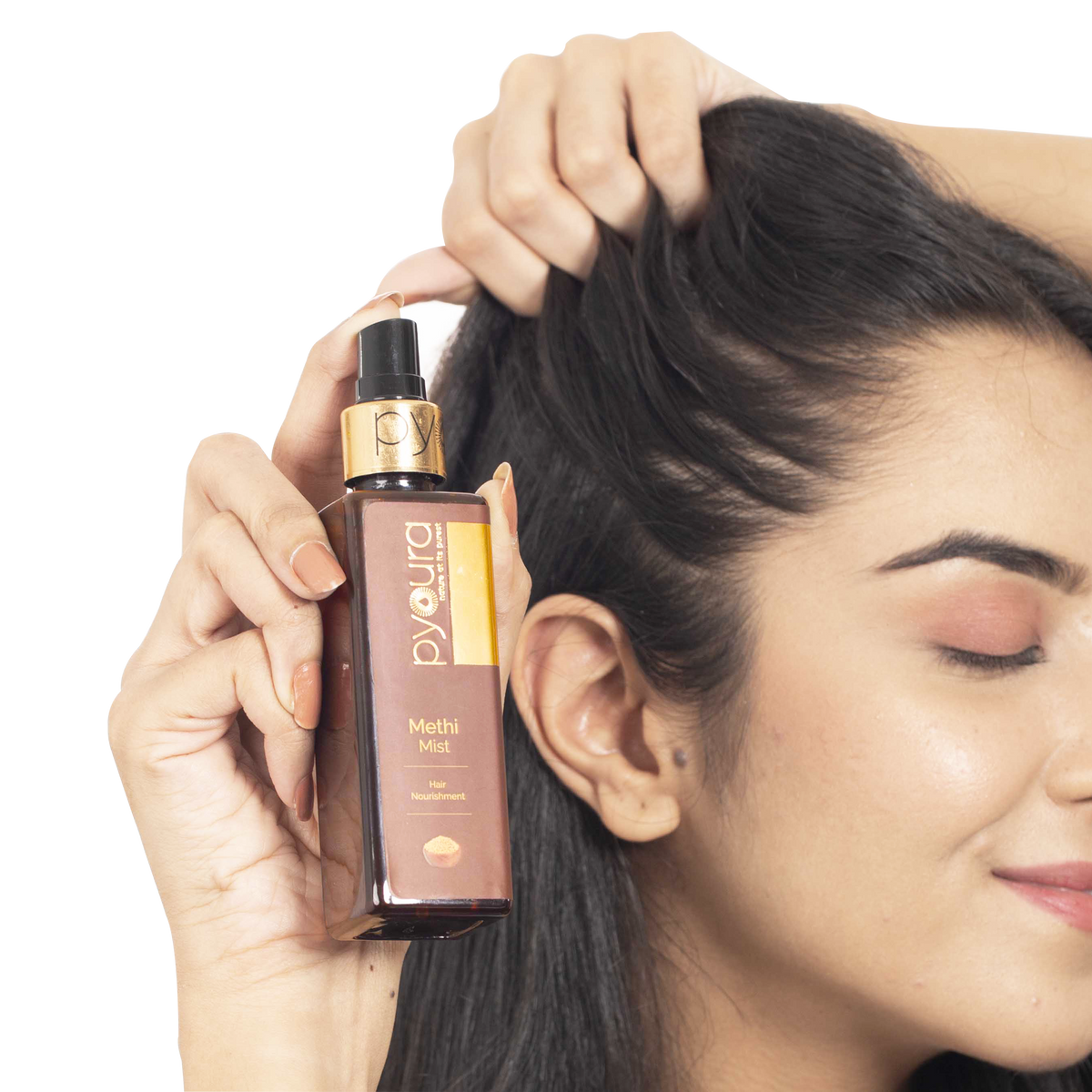 Soft and Silky Hair Care Kit <h4> Pure extracts of natural ingredients <h4> <h6> Pack contains 2 spray mists of 50 ml each and 1 Face Mask<h6>